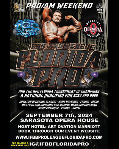 IFBB Pro League Florida Pro & NPC FLORIDA TOURNAMENT OF CHAMPIONS