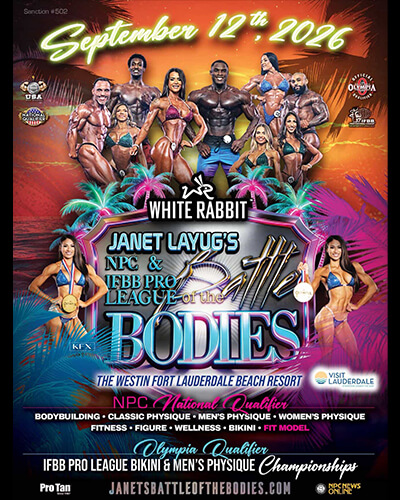 NPC IFBB Pro League Janet Layug’s Battle of the Bodies